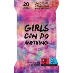 Υγρομάντηλα Ταξιδίου Tie Dye Girls - 20 τμχ