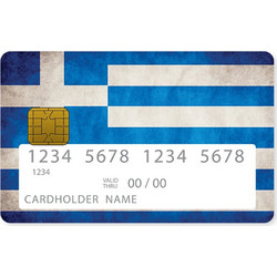 Greek Flag - Επικάλυψη Κάρτας