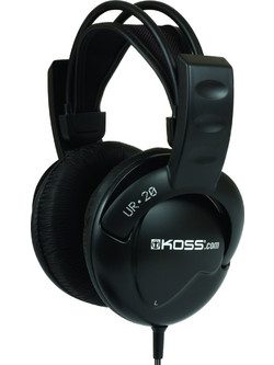 Koss UR 20 Ενσύρματα Ακουστικά DJ Over Ear με Noise Canceling Μαύρα