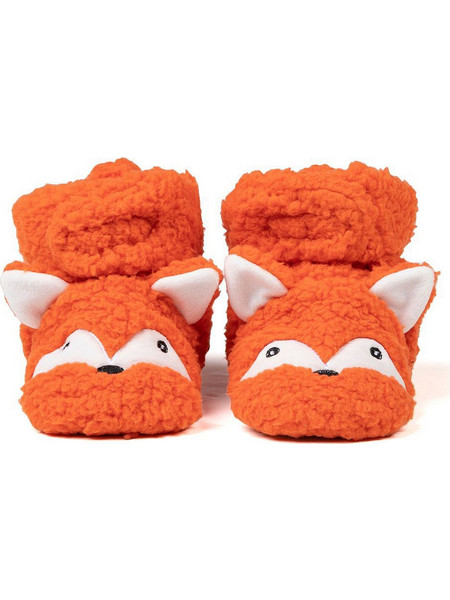 Cozy Sole Fox Βρεφικά Παντοφλάκια Αγκαλιάς Πορτοκαλί 30050
