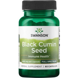 Swanson Black Cumin Seed 400mg 60 Κάψουλες