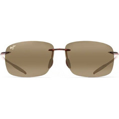 Maui Jim H422-26 Ανδρικά Γυαλιά Ηλίου Ορθογώνια Μεταλλικά Καφέ με Χρυσό Polarized Φακό