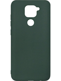 ΘΗΚΗ XIAOMI REDMI NOTE 9 6.53" NEMO ΜΑΤΤ SOFT SILICON TPU ΣΚΟΥΡΟ ΠΡΑΣΙΝΟ