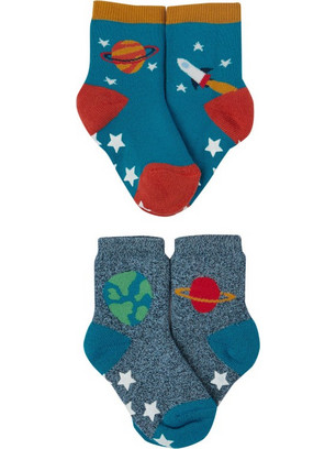 Κάλτσες παιδικές Frugi Space 2 ζεύγη