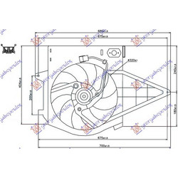 Βεντιλατερ ΨΥΓ.ΚΟΜΠΛΕ (ΒΕΝΖ) - A/C Lancia Zeta 94-02 - 041806440