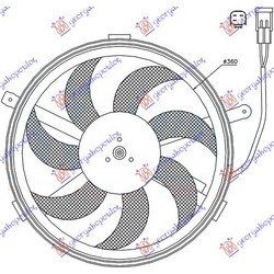Βεντιλατερ Ψυγειου Κομπλε (S) (3 ΑΚΙΔ) Mini Paceman (R61) 13- - 691206450
