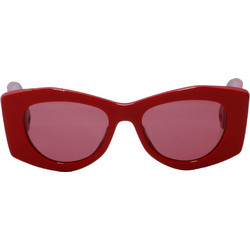 Lanvin Curb LNV638S 604 Γυναικεία Γυαλιά Ηλίου Πεταλούδα Κοκάλινα Κόκκινα με Ροζ Polarized Φακό