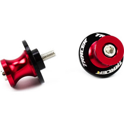 Σετ 2τμχ Βίδες 6mm Tracer Spools CNC για Βάση Στήριξης Μηχανής OEM 1018-055 - Κόκκινο