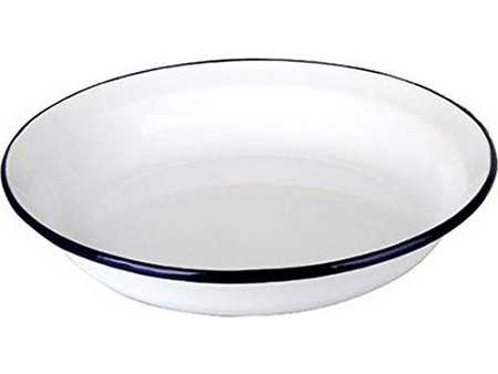 Ibili Πιάτα Βαθιά Εμαγιέ Blanca 32cm 6τμχ DX-912932