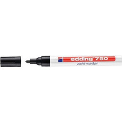 Μαρκαδόρος Λαδιού Edding 750 Μύτη 4.0 mm Black 4-750001