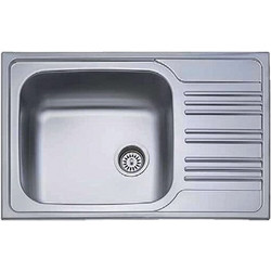 Donau 167DE Νεροχύτης Inox Αντιστρεφόμενος Σαγρέ 78x80cm