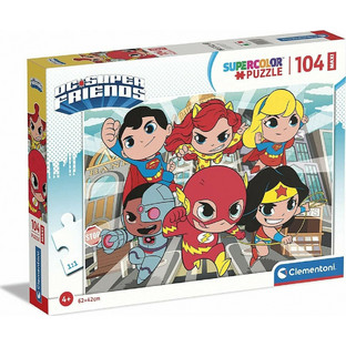 Παιδικό Puzzle Clementoni Super Color DC Comics Super Friends 104 Κομμάτια