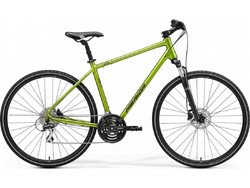 Merida Crossway 20 Ποδήλατο Trekking 28" Αλουμινίου με 24 Ταχύτητες και Δισκόφρενα Lime