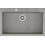 Teka Forsquare 72.40 TG Ένθετος Νεροχύτης Γρανίτη Stone Grey 79x50cm