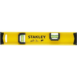 STANLEY Αλφάδι αλουμινίου 30cm με 2 μάτια (0-42-072)