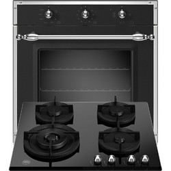 Bertazzoni Φούρνος Αερίου Άνω Πάγκου 57lt 59.5cm F605HERGKNE με Εστίες Αερίου P604LMODGNEX
