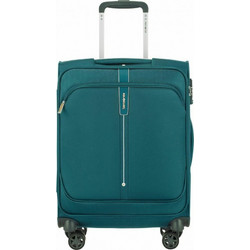 Samsonite Popsoda Βαλίτσα Καμπίνας 55x40x20cm με 4 Ρόδες Πετρόλ