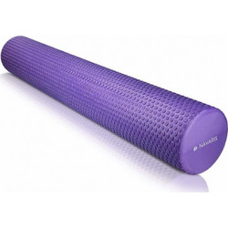 Navaris EVA Foam Roller Κύλινδρος Μασάζ Μωβ 90cmΚωδικός: 45380.38