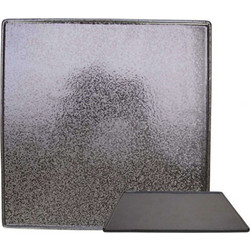 Πλατώ Σερβιρίσματος Black 02263340 22,7x22,7x0,6cm Black Gusta Κεραμικό