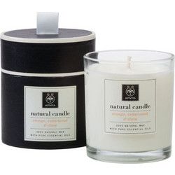 APIVITA natural candle με κέδρο,πορτοκάλι & γαρύφαλλο 235gr