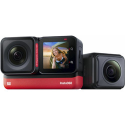 Insta360 ONE RS Twin Edition Action Camera 5.7K 360° Υποβρύχια με WiFi Μαύρη