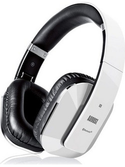 August EP650 Ασύρματα Bluetooth Ακουστικά Over Ear Λευκά