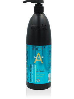 Imel Argan Oil Σαμπουάν Κερατίνης για Προστασία Χρώματος & Επανόρθωση για Βαμμένα Ξηρά & Ταλαιπωρημένα Μαλλιά 1lt