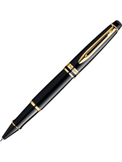 Waterman Expert 3 Laque Black - Gold GT Στυλό Υγρής Μελάνης Μαύρο