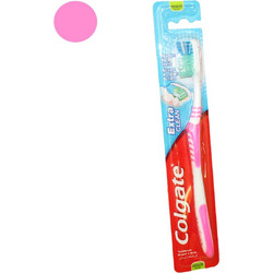 Colgate Extra Clean Medium Οδοντόβουρτσα Ροζ
