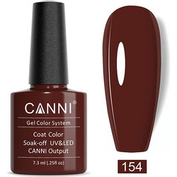Canni 154 Tomato Red Ημιμόνιμο Βερνίκι Νυχιών 7.3ml