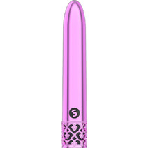 Royal Gems Shiny Mini Δονητής Bullet 10cm Ροζ