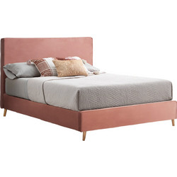 HomeMarkt Κρεβάτι Υπέρδιπλο Υφασμάτινο με Τελάρο 160x200cm HM662.12