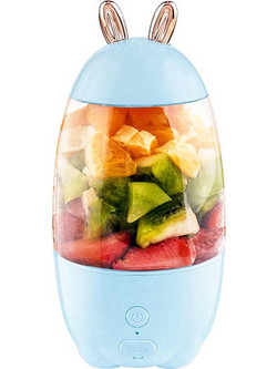 Andowl Q-JU21 Φορητό Μπλέντερ για Smoothie 300ml Ροζ
