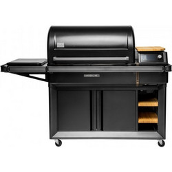 Traeger Timberline XL Pellet INT Μαντεμένια Ψησταριά Κάρβουνου Καπνιστήριο με Καπάκι και Ρόδες Επιφάνειας 83.8x45.7cm TBB01RLGI