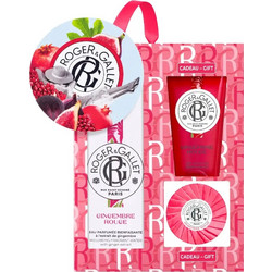 Roger & Gallet Gingembre Rouge Fragrant Water 100ml + Soap 50gr + Shower Gel 50ml