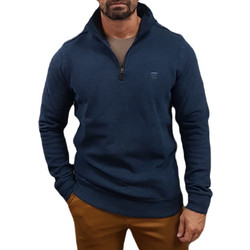 Lexton - 13.32 - Marine Half Zip''23 - Blue Melange - Regular Fit - Μπλούζα - blue