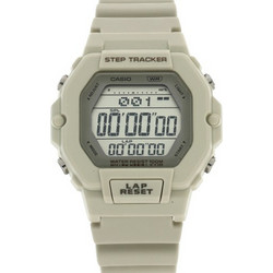 Casio Ψηφιακό Ανδρικό Ρολόι Χρονογράφος με Λευκό Καουτσούκ Λουράκι LWS-2200H-8AVEF