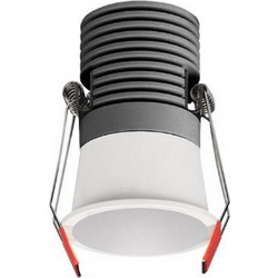 Φωτιστικό Σαλονιού Χωνευτό LED 12W 3000K Φ6.5 38D Λευκό Dimmable