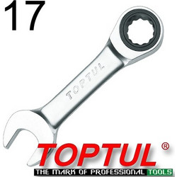 Toptul AOAB1717 Γερμανοπολύγωνο καστάνιας κοντό 17mm