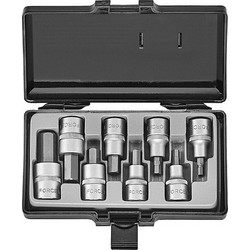 FORCE - 4091 Σετ Καρυδάκια Άλεν 1/2'' 8 Τεμαχίων (7900261)