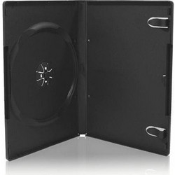 BLACK DVD box for 1 pc DVD-1B
