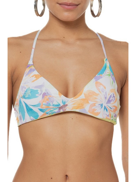 Roxy Retro Revo Bikini Top Τριγωνάκι Floral Πολύχρωμο ERJX304954