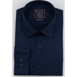 POLIGIANNI-DOMINO Πουκάμισο Slim Fit 20502-16 ΜΠΛΕ