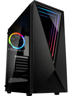 Kolink Void Black Gaming Midi Tower Κουτί Υπολογιστή RGB με Πλαϊνό Παράθυρο