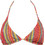Rock Club Bikini Top Τριγωνάκι Πολύχρωμο BP-2182-025