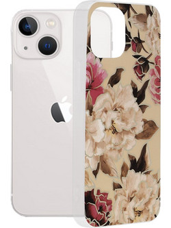 Techsuit - Marble Series - iPhone 13 Mini - Mary Berry Nude