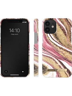 iDeal of Sweden Fashion Back Cover Cosmic Pink Swirl (iPhone 12 mini)