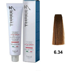 Faipa Three Color 6.34 Σταφίδα Μόνιμη Βαφή Μαλλιών 120ml