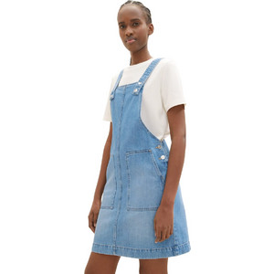 Tom Tailor Mini Καθημερινό Φόρεμα Τζιν Γαλάζιο 1035484
