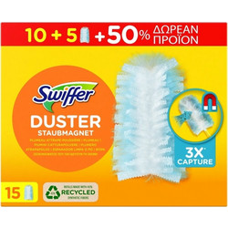 Swiffer Dusters Ανταλλακτικά Ξεσκονόπανα (10 τεμ+5 τεμ.Δώρο)